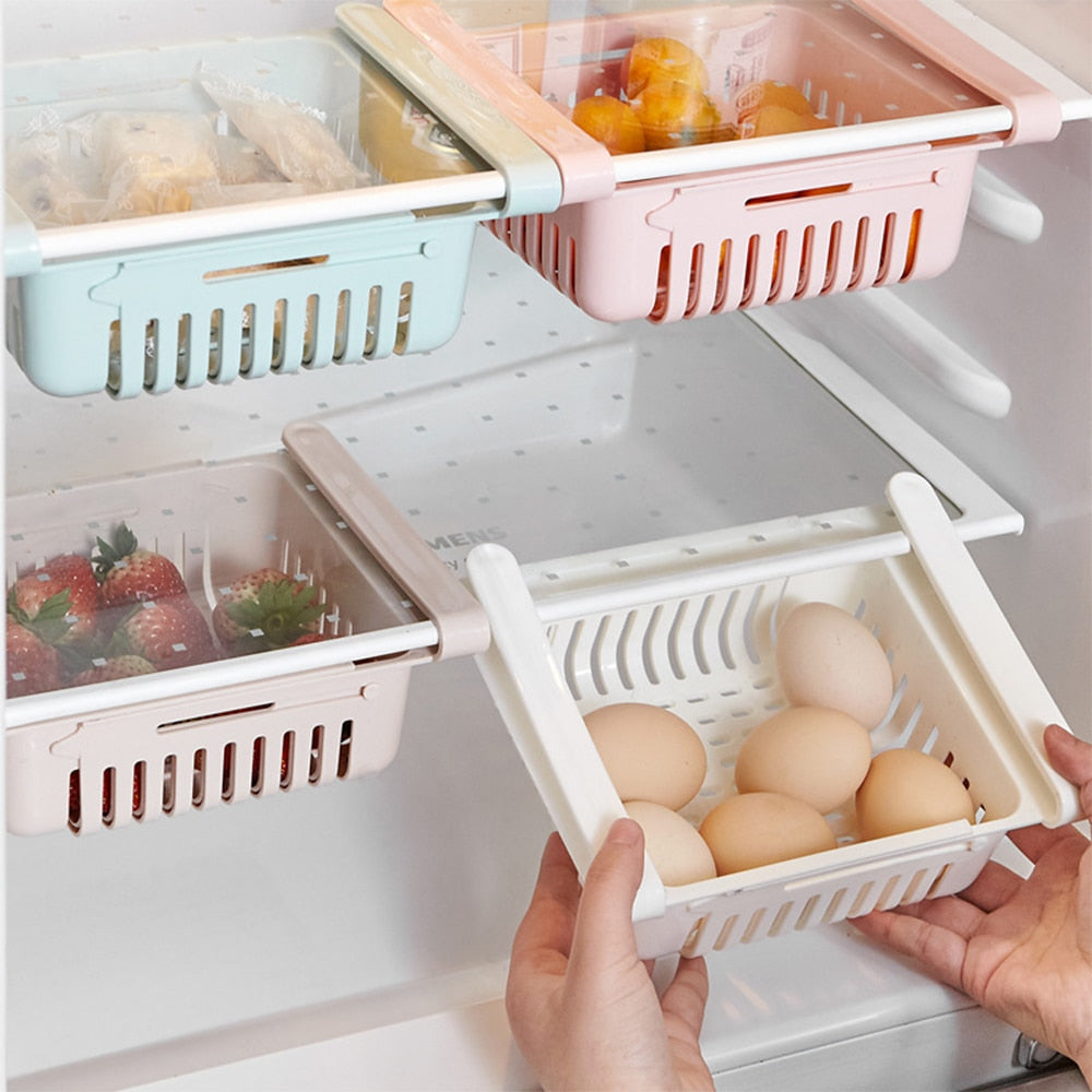 Organizador ajustable para refrigerador: maximiza tu espacio