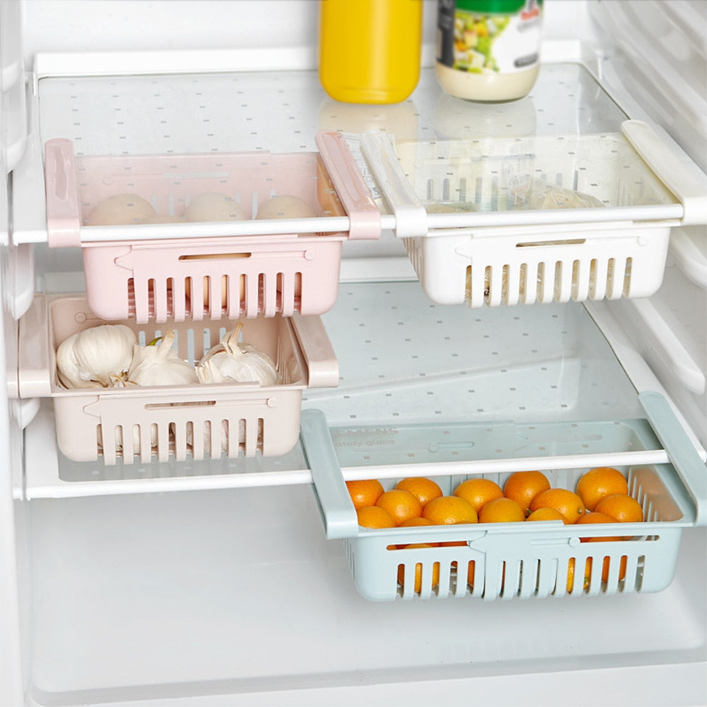 Organizador ajustable para refrigerador: maximiza tu espacio