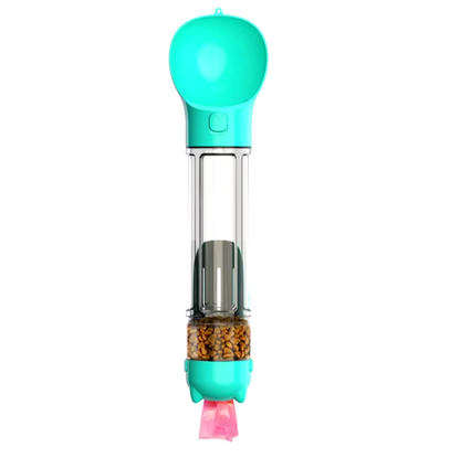 Garrafas 4-em-1 para hidratar e nutrir seu cachorro 